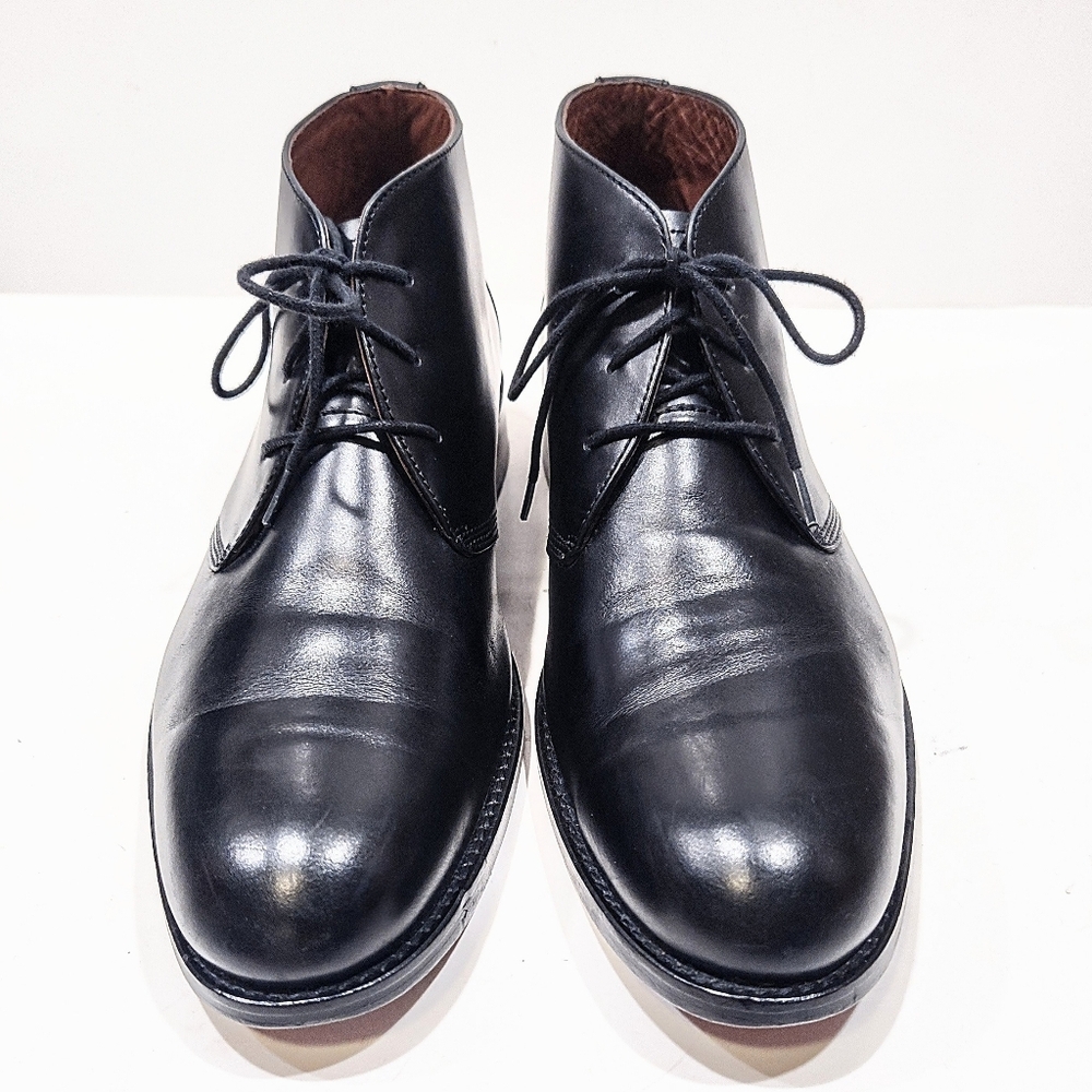 Johnston & Murphy XC4 Waterproof Chukka Boots Mens 9.5M Black Leather 15-1837